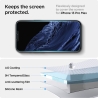 SZKŁO HARTOWANE SPIGEN GLAS.TR ”EZ FIT” IPHONE 13 / 13 PRO / 14 / 16E CLEAR