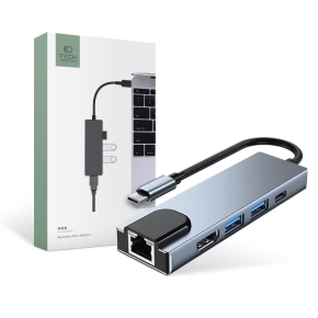 TECH-PROTECT V3-HUB ADAPTER 5IN1 GREY