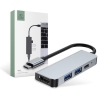 TECH-PROTECT V2-HUB ADAPTER 4IN1 GREY