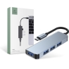 TECH-PROTECT V1-HUB ADAPTER 4IN1 GREY