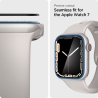 SZKŁO HYBRYDOWE SPIGEN PROFLEX ”EZ FIT” 2-PACK APPLE WATCH 7 / 8 / 9 (45 MM) CLEAR