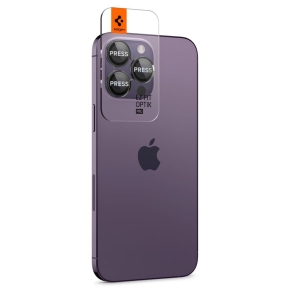 OSŁONA APARATU SPIGEN OPTIK PRO GLAS.TR ”EZ FIT” CAMERA PROTECTOR 2-PACK IPHONE 14 PRO / MAX / 15 PRO / MAX / 16 PRO / MAX / 17 