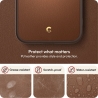 SPIGEN CYRILL KAJUK MAG MAGSAFE IPHONE 14 PLUS / 15 PLUS SADDLE BROWN