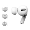 TECH-PROTECT EAR TIPS 3-PACK APPLE AIRPODS PRO 1 / 2 WHITE
