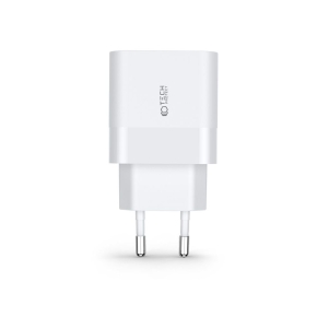 TECH-PROTECT C30W 2-PORT NETWORK CHARGER PD 30W / QC3.0 WHITE