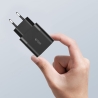TECH-PROTECT C30W 2-PORT NETWORK CHARGER PD 30W / QC3.0 BLACK