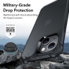 ESR AIR ARMOR IPHONE 14 PLUS / 15 PLUS FROSTED BLACK