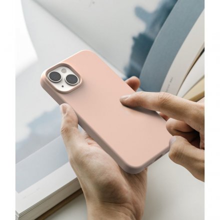 RINGKE SILICONE IPHONE 14 PLUS PINK SAND