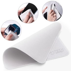 CIERECZKA DO EKRANW TECH-PROTECT POLISHING CLOTH 2-PACK GREY