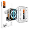 SZKŁO HARTOWANE SPIGEN GLAS.TR ”EZ FIT” 2-PACK APPLE WATCH ULTRA 1 / 2 / 3 (49 MM) CLEAR