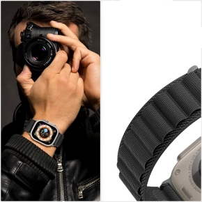 TECH-PROTECT NYLON PRO APPLE WATCH 4 / 5 / 6 / 7 / 8 / SE / ULTRA (42 / 44 / 45 / 49 MM) BLACK