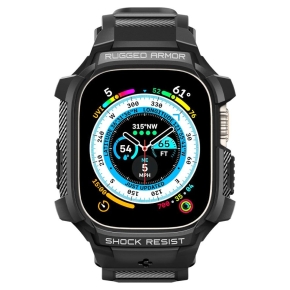 SPIGEN RUGGED ARMOR PRO APPLE WATCH ULTRA (49 MM) BLACK