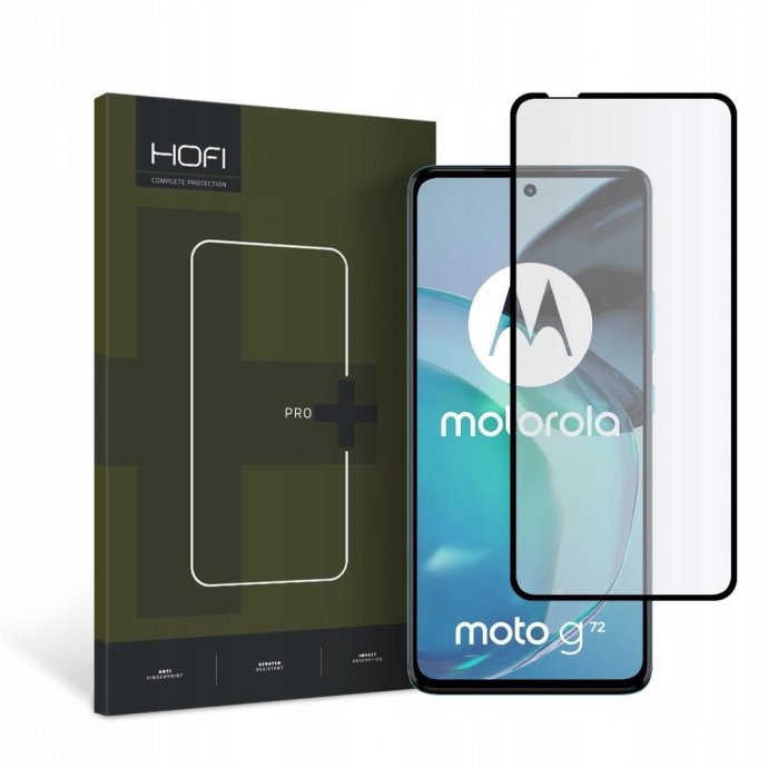 SZKO HARTOWANE HOFI GLASS PRO+ MOTOROLA MOTO G72 BLACK