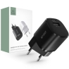 TECH-PROTECT C20W MINI 2-PORT NETWORK CHARGER PD 20W / QC3.0 BLACK