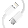 TECH-PROTECT C20W 2-PORT NETWORK CHARGER PD 20W / QC3.0 + LIGHTNING CABLE WHITE
