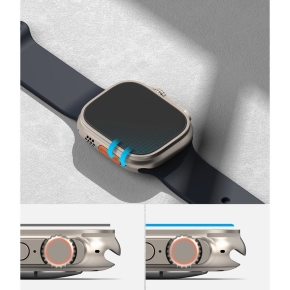 SZKO HARTOWANE RINGKE ID FC GLASS 4-PACK APPLE WATCH ULTRA (49 MM) CLEAR