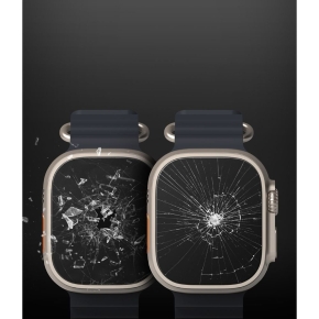 SZKO HARTOWANE RINGKE ID FC GLASS 4-PACK APPLE WATCH ULTRA (49 MM) CLEAR