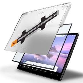 SZKO HARTOWANE SPIGEN GLAS.TR EZ FIT TESLA MODEL X 2022 / MODEL S 2021 BLACK