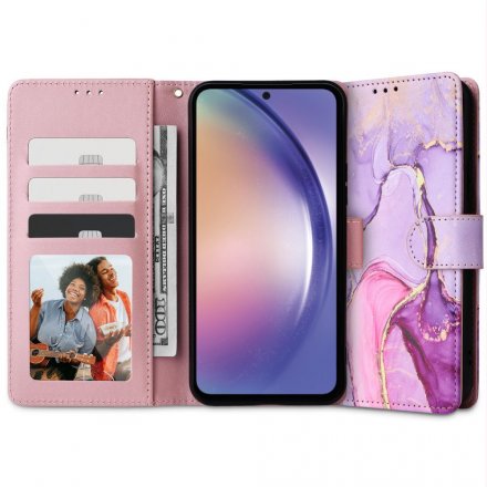 TECH-PROTECT WALLET GALAXY A34 5G MARBLE