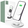 TECH-PROTECT QI15W-A21 2IN1 MAGNETIC MAGSAFE WIRELESS CHARGER WEISS