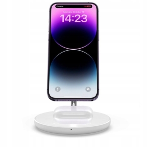 TECH-PROTECT QI15W-A21 2IN1 MAGNETIC MAGSAFE WIRELESS CHARGER WHITE