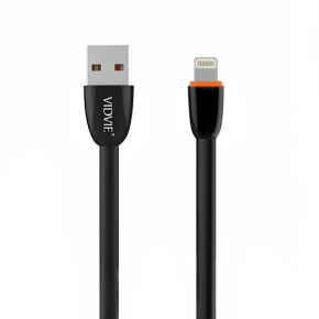 Cable VIDVIE CB411 USB/iPhone 2.1A 1m black