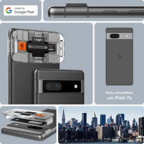 OSONA APARATU SPIGEN OPTIK.TR EZ FIT CAMERA PROTECTOR 2-PACK GOOGLE PIXEL 7A BLACK