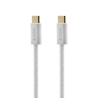 Cable VIDVIE CB4011 Type C/Type-C 1.2m white