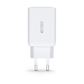 TECH-PROTECT C65W 3-PORT NETWORK CHARGER PD 65W / QC3.0 WHITE
