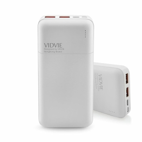 VIDVIE PB766 Powerbank 20,000 mAh white