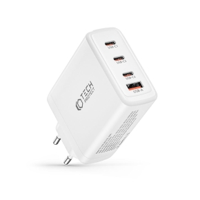 TECH-PROTECT NC100W-GAN 4-PORT NETWORK CHARGER PD 100W / QC3.0 WHITE