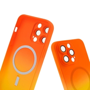 Etui OMBRE MAGSAFE für Apple iPhone 12 orange