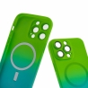 Case OMBRE MAGSAFE for Apple iPhone 14+ green