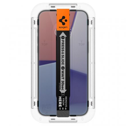 SZKO HARTOWANE SPIGEN GLAS.TR EZ FIT 2-PACK IPHONE 15 PRIVACY