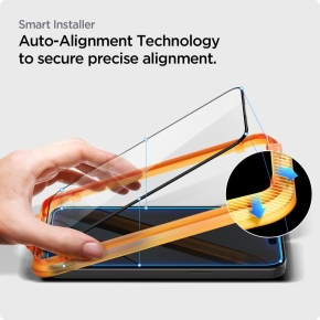 SZKO HARTOWANE SPIGEN ALM GLASS FC 2-PACK IPHONE 15 BLACK