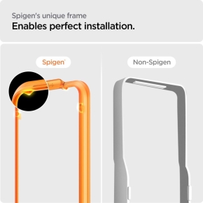 SZKO HARTOWANE SPIGEN ALM GLASS FC 2-PACK IPHONE 15 BLACK