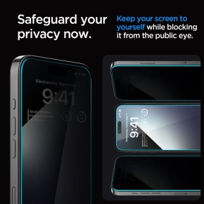 SZKO HARTOWANE SPIGEN GLAS.TR EZ FIT IPHONE 15 PRIVACY