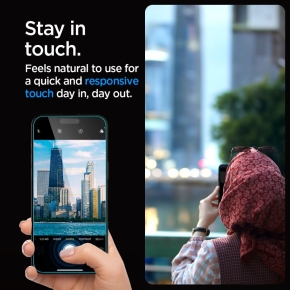 SZKO HARTOWANE SPIGEN GLAS.TR EZ FIT IPHONE 15 PRIVACY