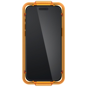 SZKO HARTOWANE SPIGEN ALM GLASS FC 2-PACK IPHONE 15 PLUS BLACK