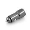 Car charger VIDVIE CC525C 2xType-C PD 20W + Type-C/Type-C cable gray