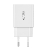 TECH-PROTECT C35W 2-PORT NETWORK CHARGER PD 35W + LIGHTNING CABLE WHITE