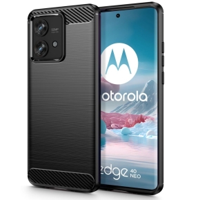 TECH-PROTECT TPUCARBON MOTOROLA EDGE 40 NEO SCHWARZ