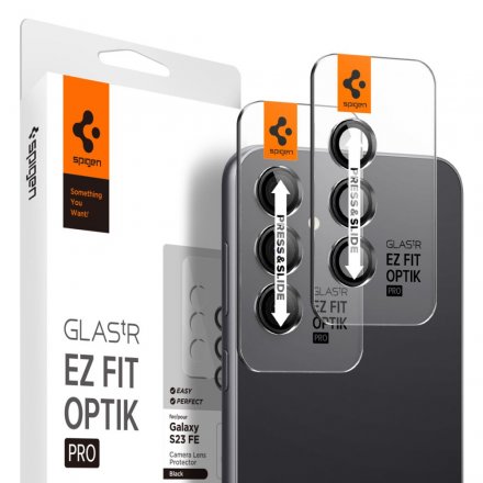 OSONA APARATU SPIGEN OPTIK.TR EZ FIT CAMERA PROTECTOR 2-PACK GALAXY S23 FE BLACK