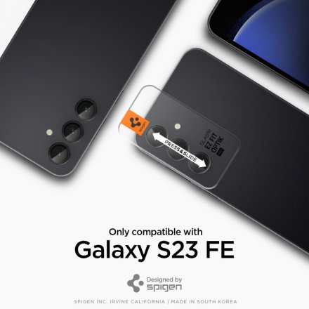 OSONA APARATU SPIGEN OPTIK.TR EZ FIT CAMERA PROTECTOR 2-PACK GALAXY S23 FE BLACK