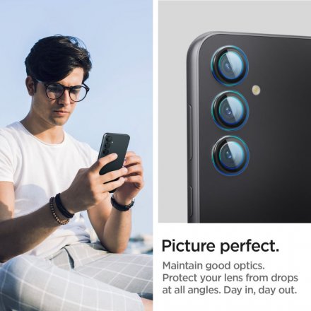 OSONA APARATU SPIGEN OPTIK.TR EZ FIT CAMERA PROTECTOR 2-PACK GALAXY S23 FE BLACK
