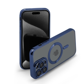 Etui MAGSHINE MAGSAFE für Apple iPhone 12 granatblau