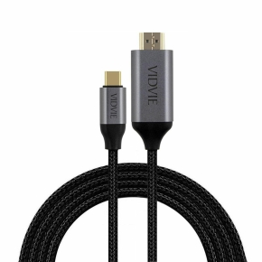 kabel vidvie hd01 typec hdmi szary
