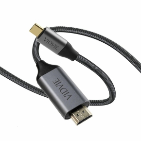 kabel vidvie hd01 typec hdmi szary