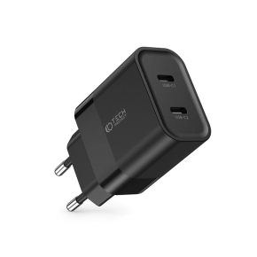 TECH-PROTECT C20W 2-PORT NETWORK CHARGER PD 20W BLACK