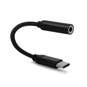 Adapter REVERSE Type C/Jack 3.5mm czarny BAG